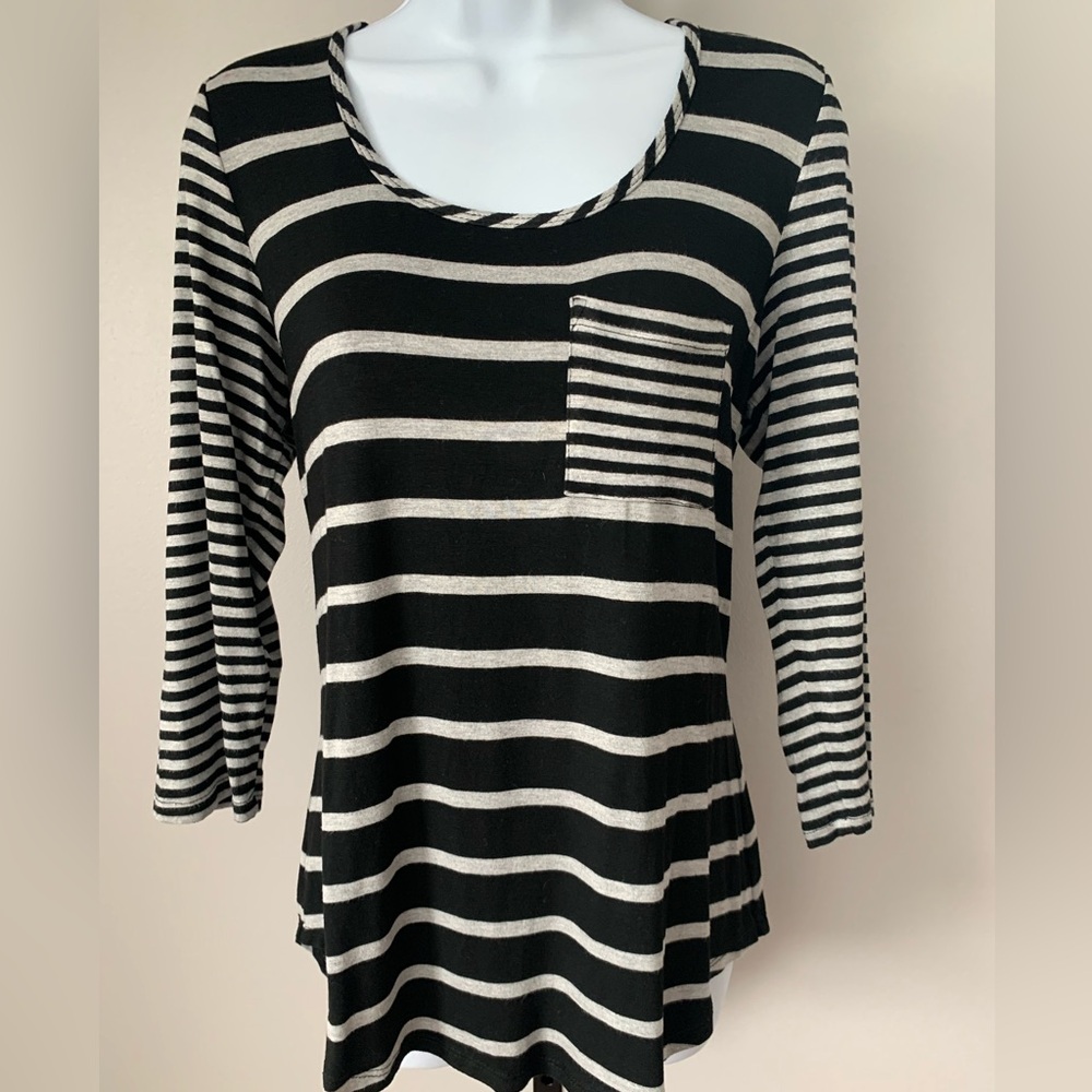 Bobeau Striped Top